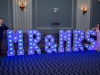 4' MR & MRS Light Up Letters - Photo by Sawicki Photography