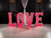 4' LOVE Light Up Letters - Photo by Bigler Photo & Video