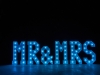 4' MR & MRS Letters - Light Blue Light - Photo by Viscosi Photography