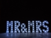 4' MR & MRS Letters - White Light - Photo by Viscosi Photography