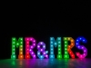 4' MR & MRS Letters - Rainbow Light - Photo by Viscosi Photography