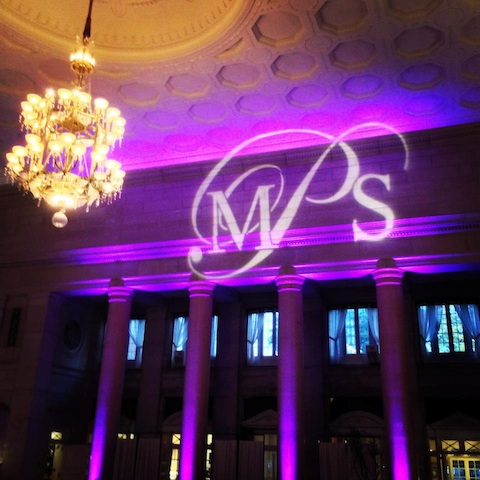 Monogram & Purple Up Lighting @ The Hall of Springs