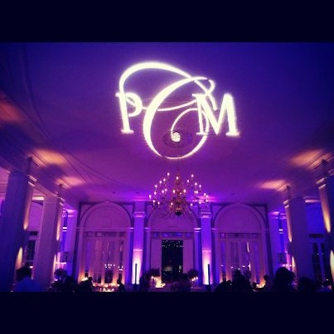 Monogram & Purple Up Lighting @ The State Room