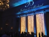 Light Blue Up Lighting & Monogram @ The Hall of Springs