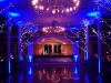 Electric Blue Up Lighting & Monogram @ The Old Daley Inn on Crooked Lake