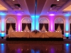 Tiffany Blue & Purple Up Lighting @ Glen Sanders Mansion