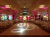 Pink Up Lighting & Monogram @ Mallozzi's