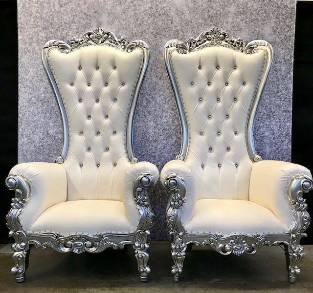 Silver Throne Chairs